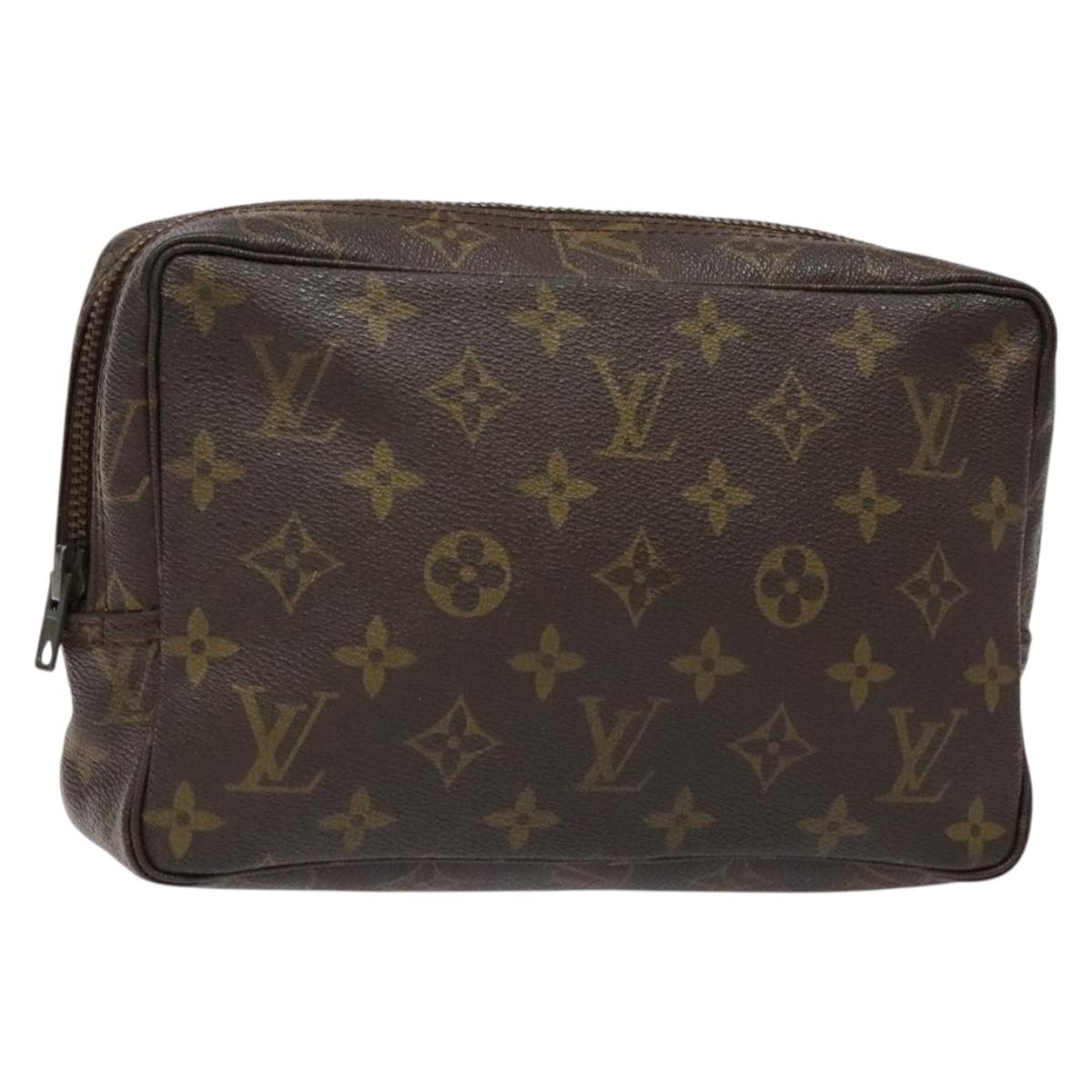 LOUIS VUITTON Monogram Trousse Toilette 23 Clutch Bag M47524 LV Auth 131117