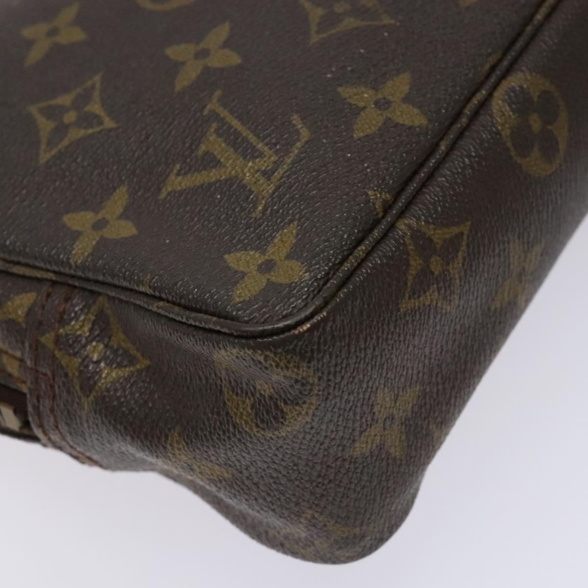 LOUIS VUITTON Monogram Trousse Toilette 23 Clutch Bag M47524 LV Auth 131117