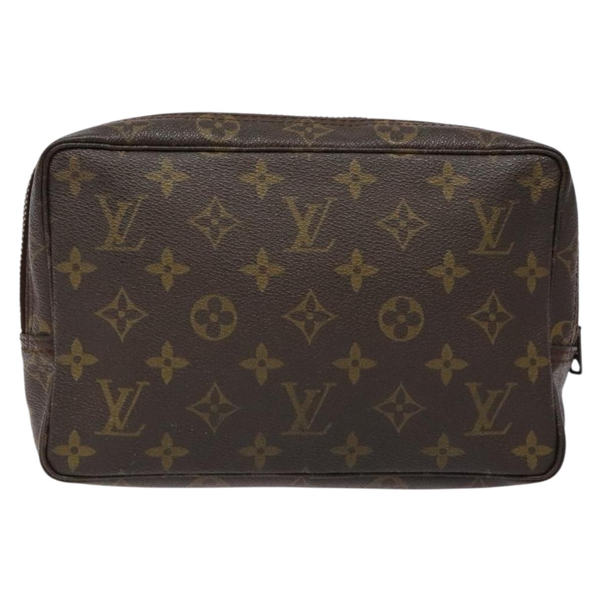 LOUIS VUITTON Monogram Trousse Toilette 23 Clutch Bag M47524 LV Auth 131117