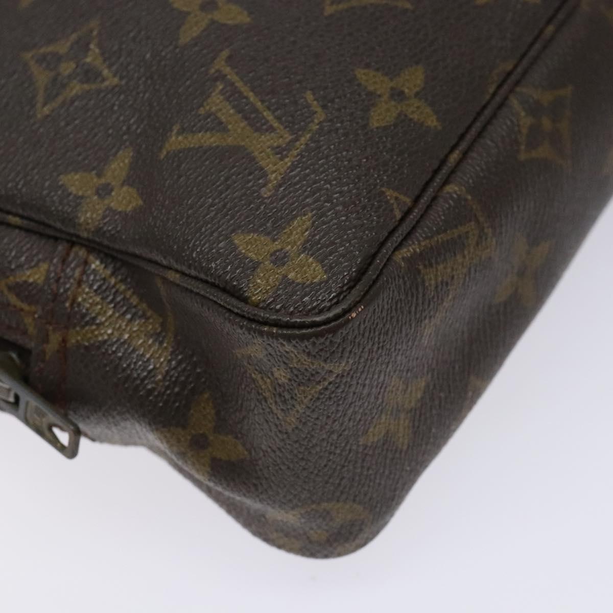 LOUIS VUITTON Monogram Trousse Toilette 23 Clutch Bag M47524 LV Auth 131117