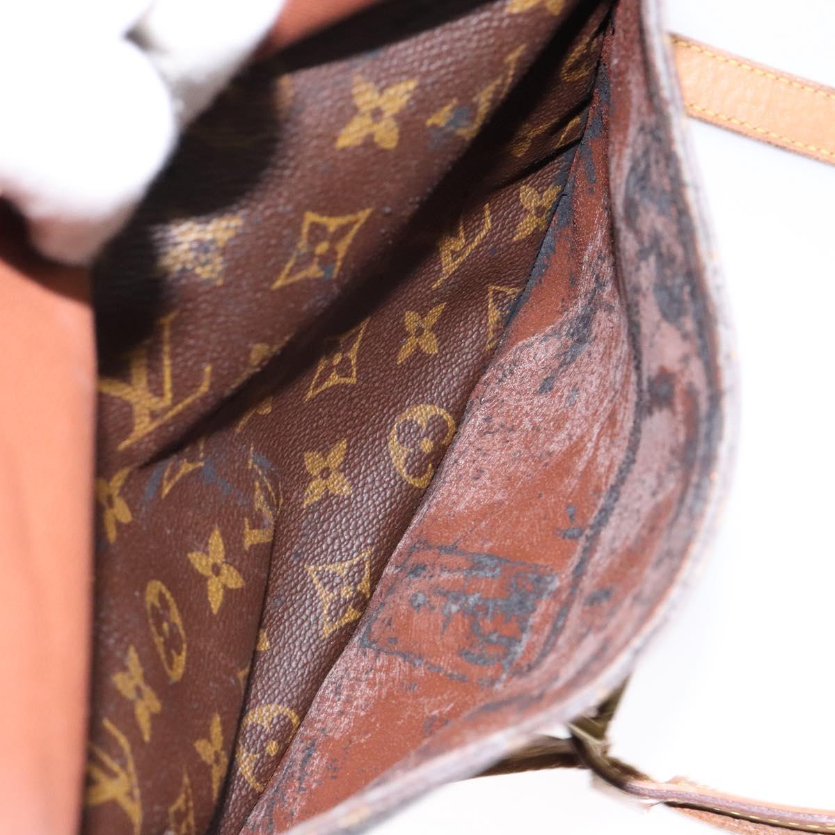 LOUIS VUITTON Monogram Jeune Fille GM Shoulder Bag M51225 LV Auth 131118