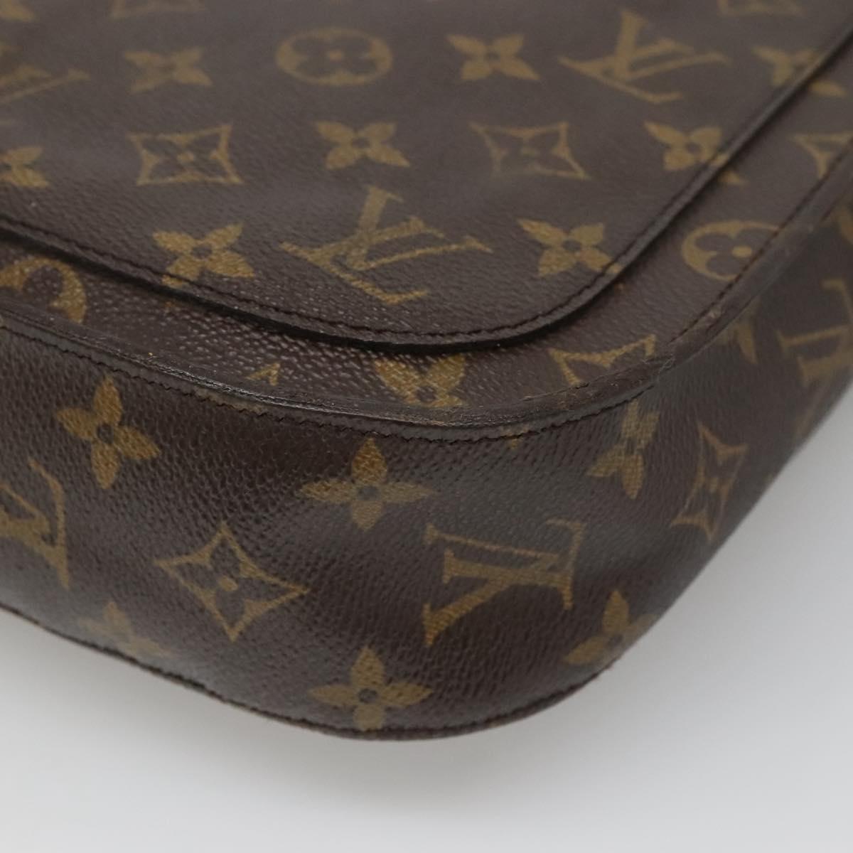 LOUIS VUITTON Monogram Saint Cloud GM Shoulder Bag M51242 LV Auth 131119