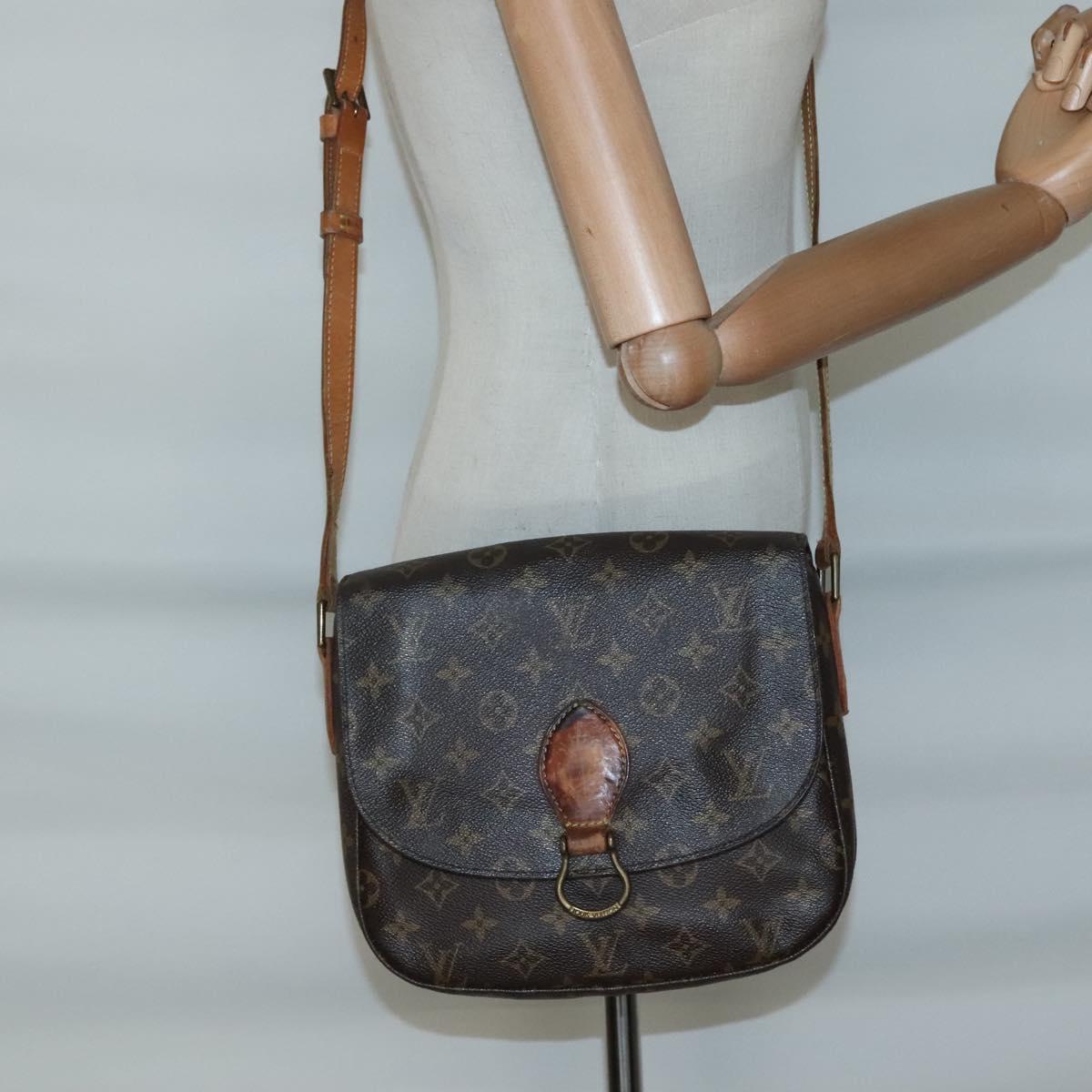 LOUIS VUITTON Monogram Saint Cloud GM Shoulder Bag M51242 LV Auth 131119