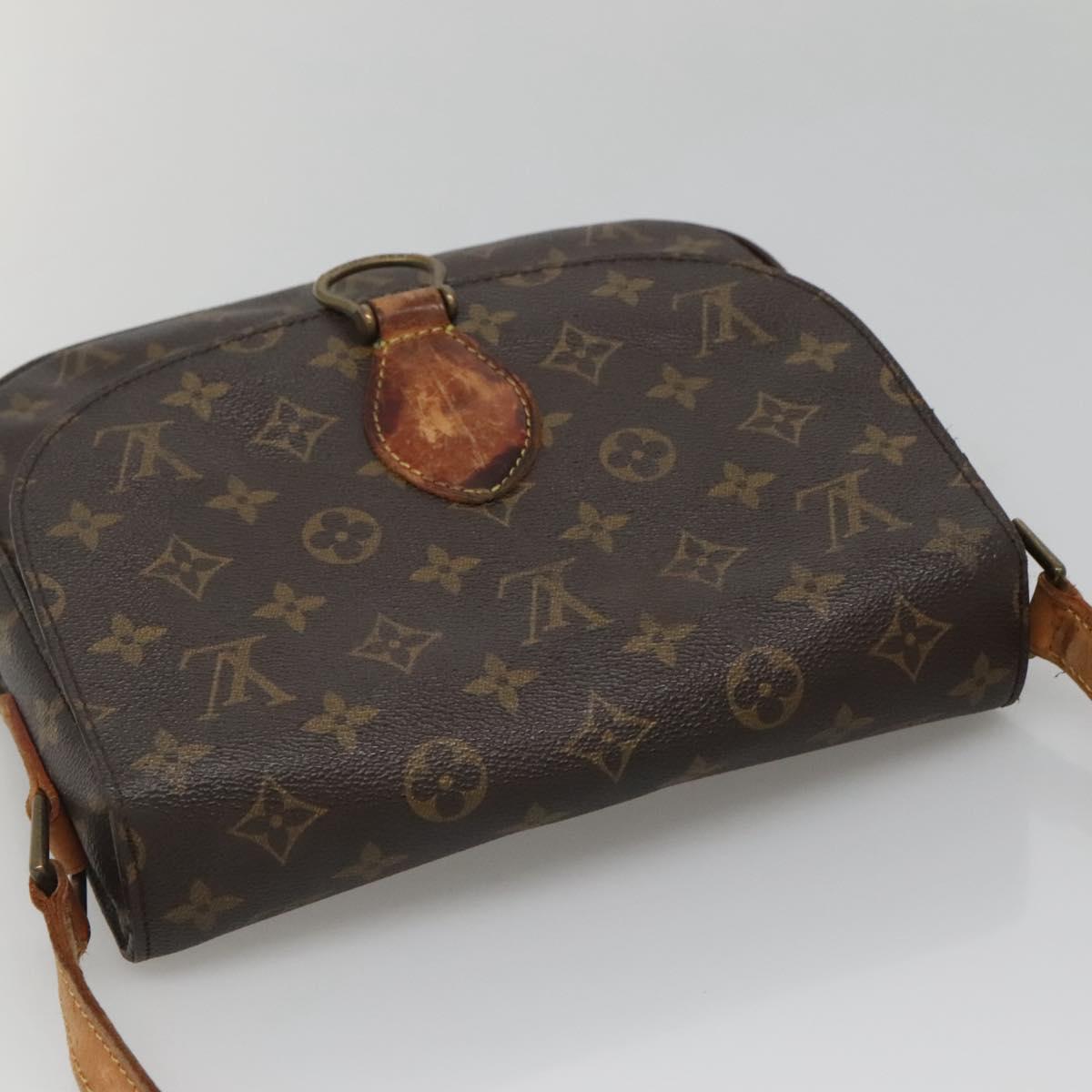 LOUIS VUITTON Monogram Saint Cloud GM Shoulder Bag M51242 LV Auth 131119