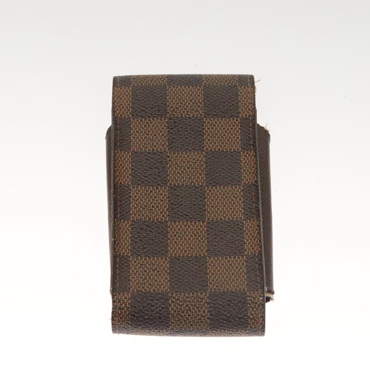 LOUIS VUITTON Damier Ebene Etui Cigarette Case 3Set N63024 LV Auth 131126