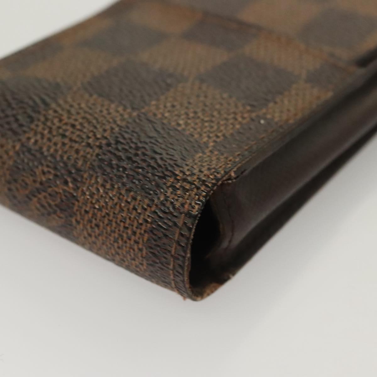 LOUIS VUITTON Damier Ebene Etui Cigarette Case 3Set N63024 LV Auth 131126