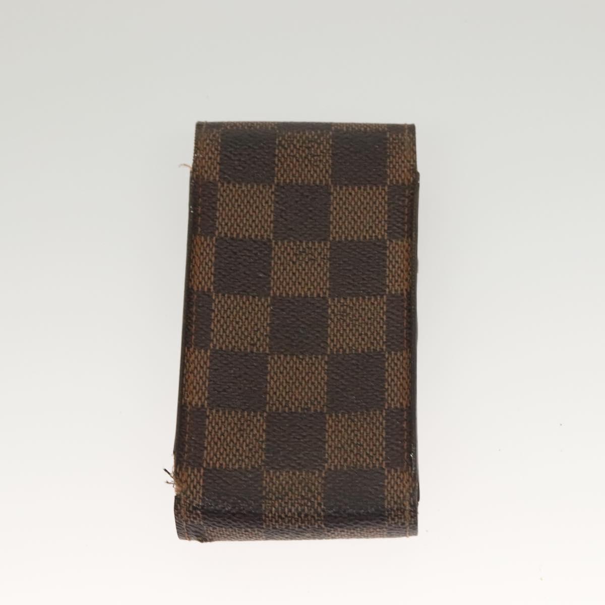 LOUIS VUITTON Damier Ebene Etui Cigarette Case 3Set N63024 LV Auth 131126