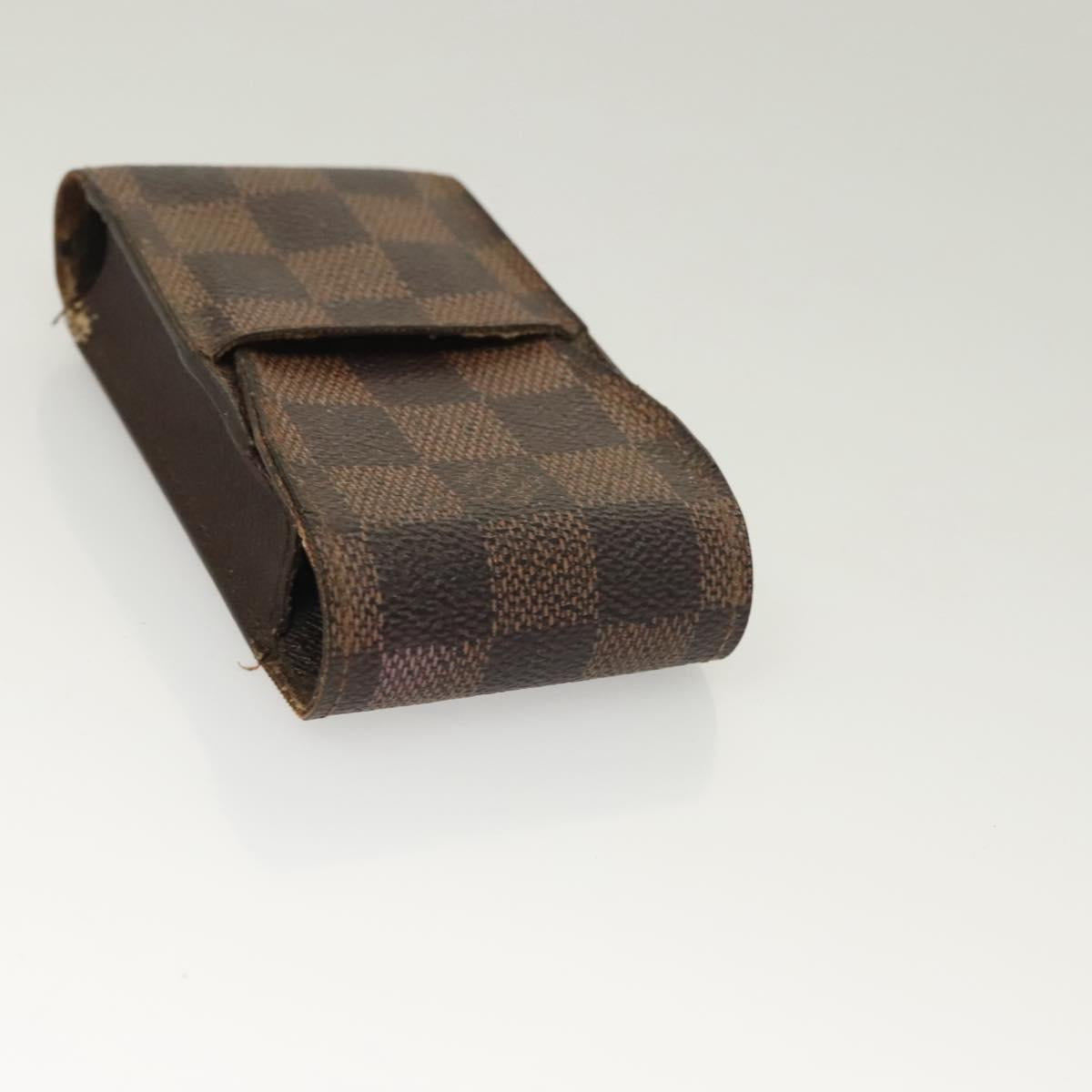LOUIS VUITTON Damier Ebene Etui Cigarette Case 3Set N63024 LV Auth 131126
