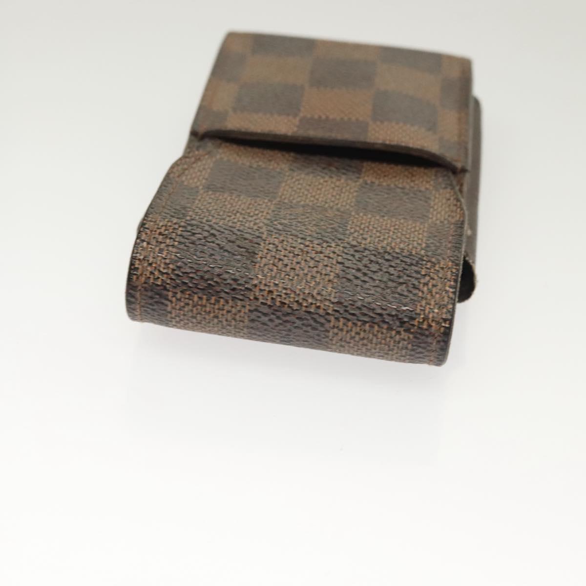 LOUIS VUITTON Damier Ebene Etui Cigarette Case 3Set N63024 LV Auth 131126