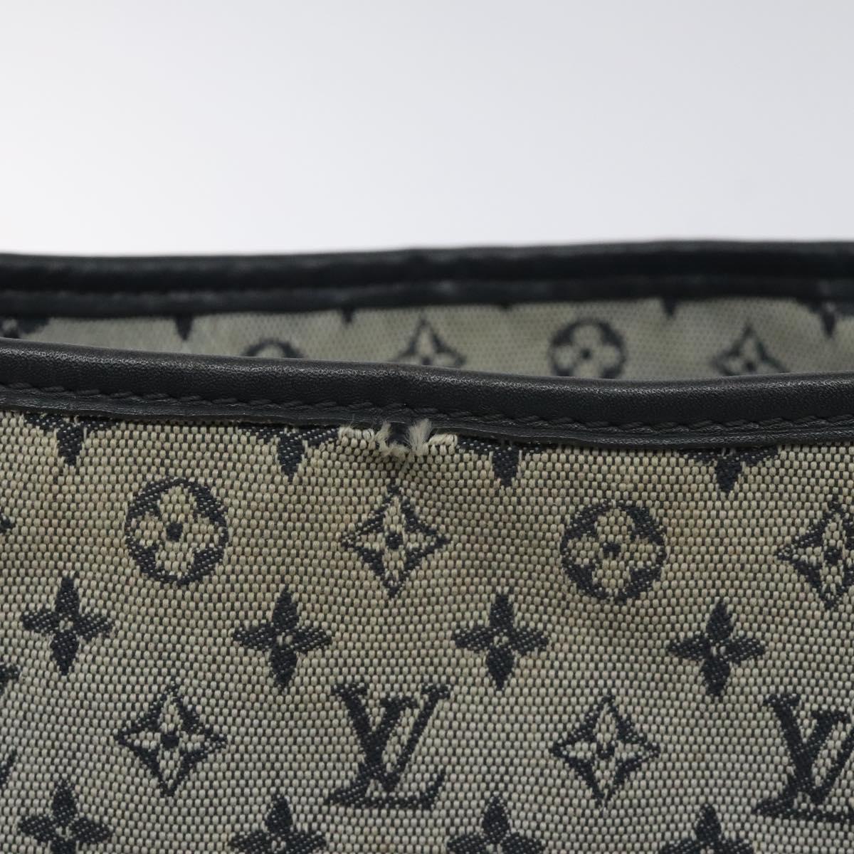 LOUIS VUITTON Monogram Mini Buzas Marie Kate Bag Blue M92320 Auth 131141