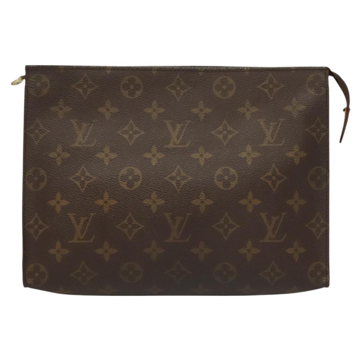 LOUIS VUITTON Monogram Posh Toilette 26 Pouch M47542 LV Auth 131154