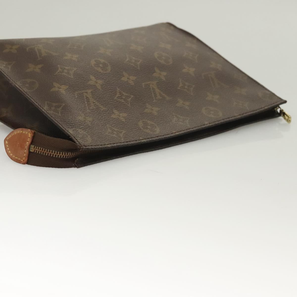 LOUIS VUITTON Monogram Posh Toilette 26 Pouch M47542 LV Auth 131154
