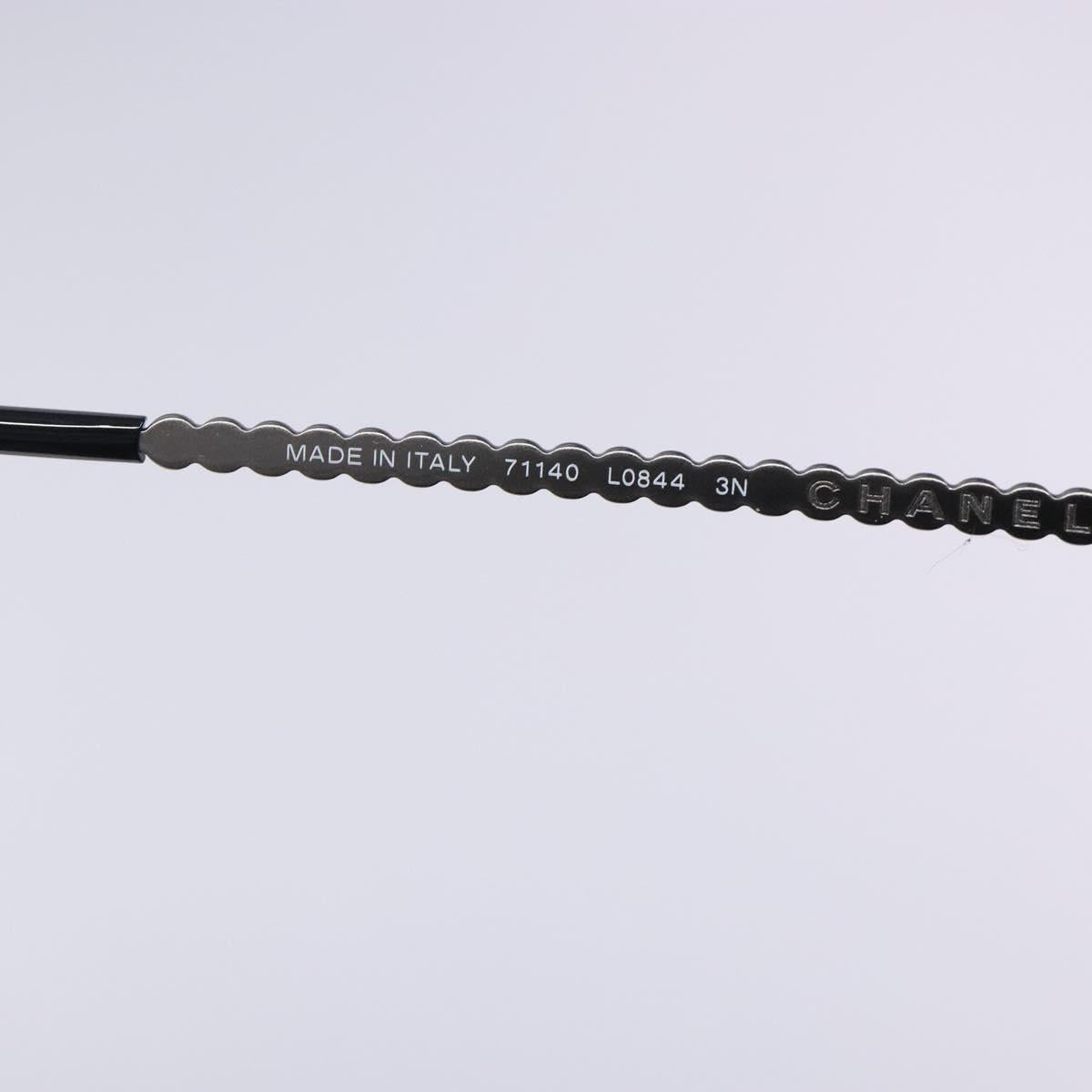 CHANEL Sunglasses plastic Black CC Auth 131207V