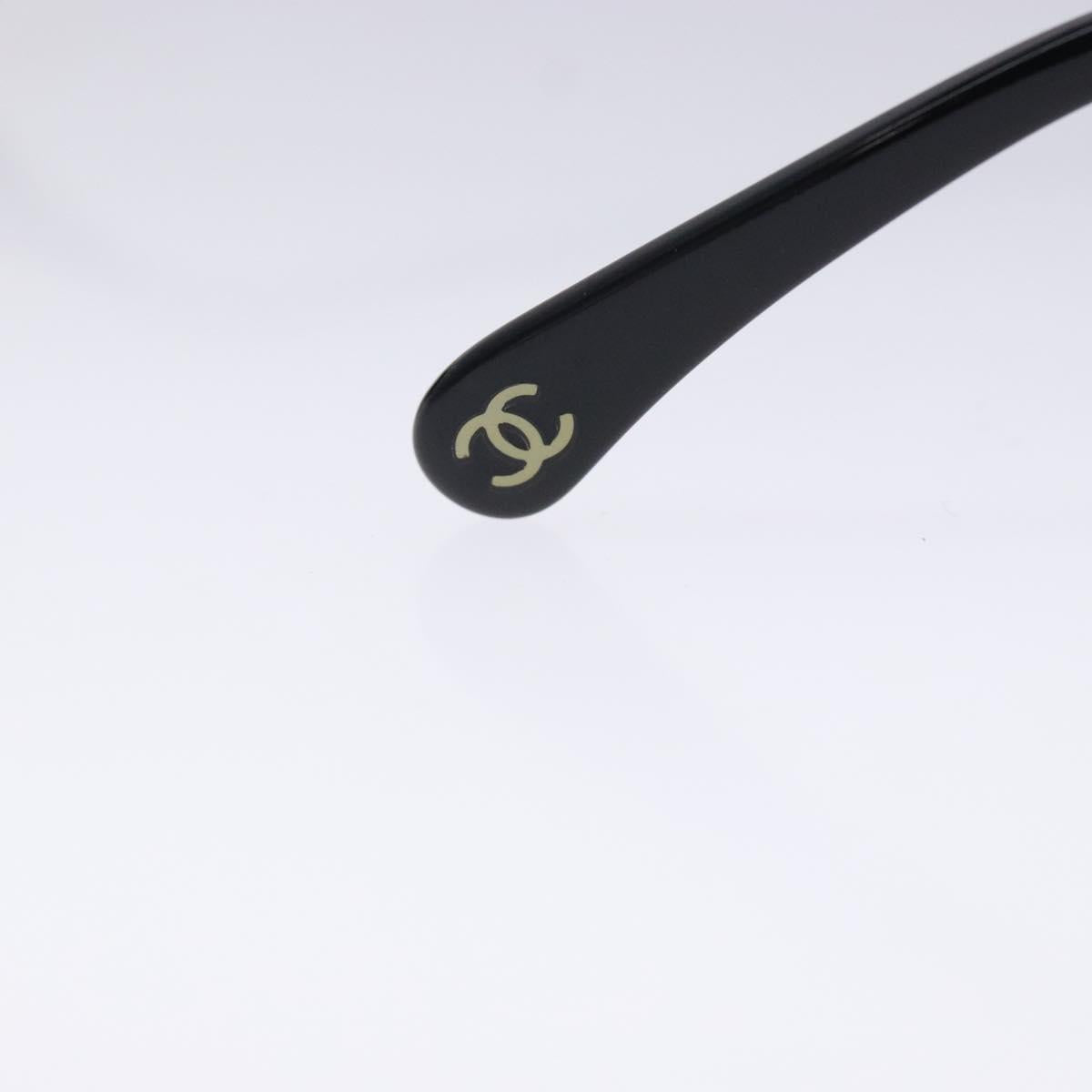 CHANEL Sunglasses plastic Black CC Auth 131207V