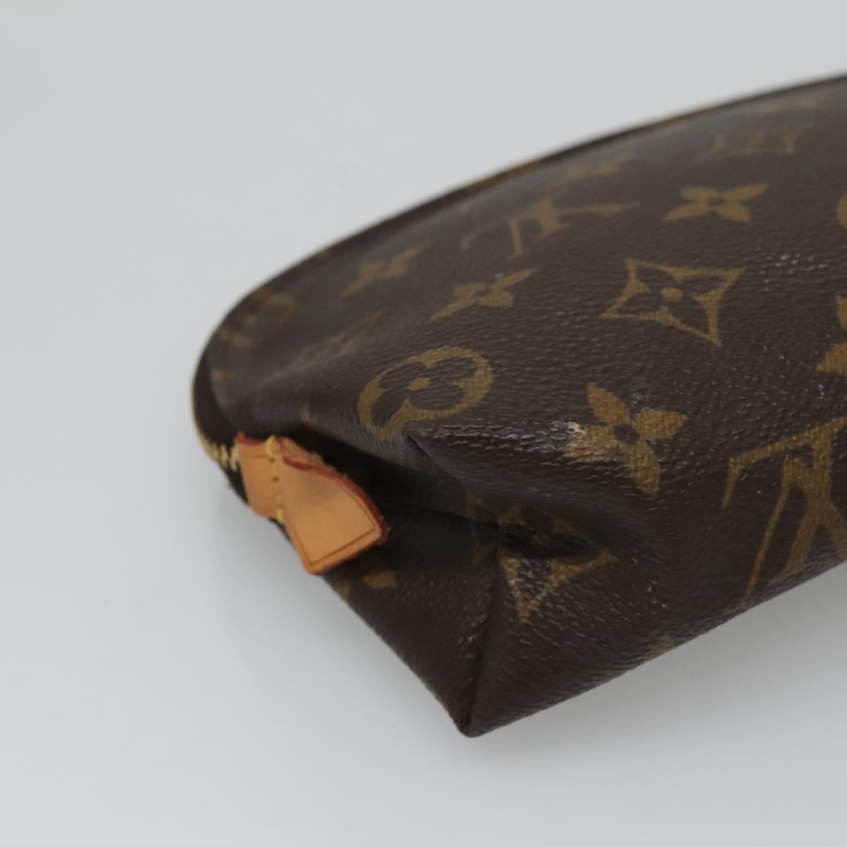 LOUIS VUITTON Monogram Pochette Cosmetic PM Cosmetic Pouch M47515 LV Auth 131212
