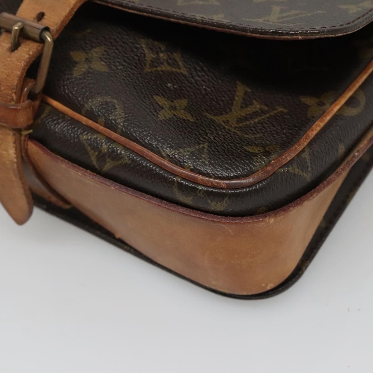 LOUIS VUITTON Monogram Cartouchiere MM Shoulder Bag M51253 LV Auth 131226