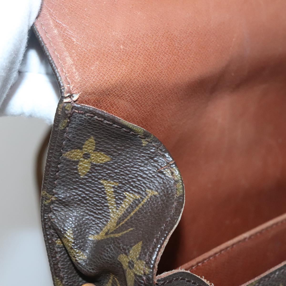 LOUIS VUITTON Monogram Cartouchiere MM Shoulder Bag M51253 LV Auth 131226