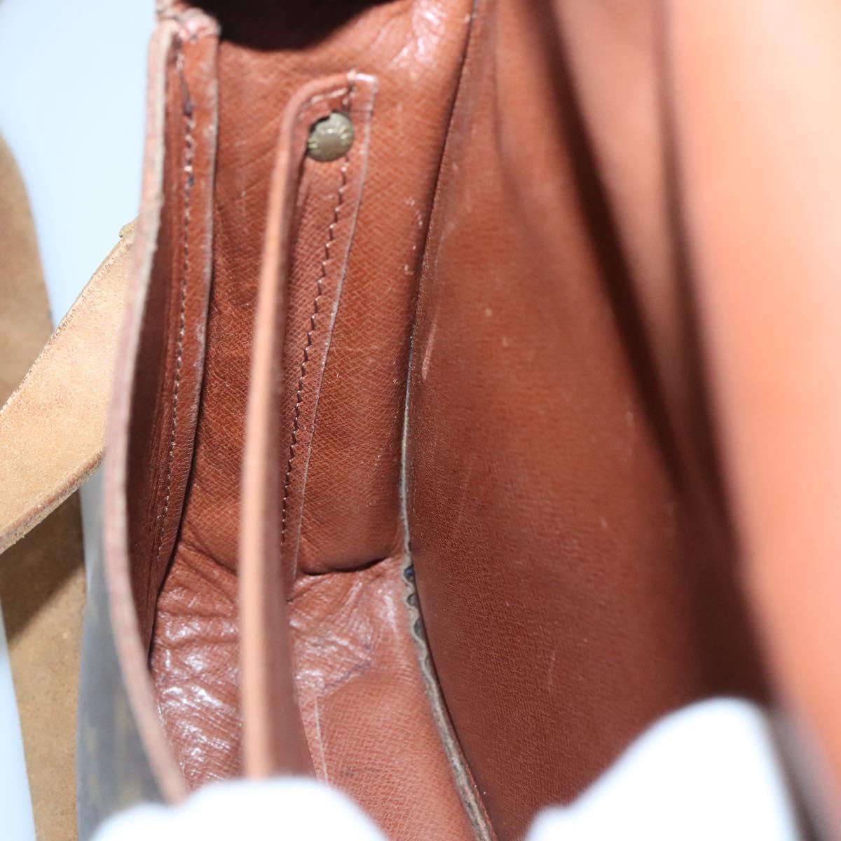 LOUIS VUITTON Monogram Cartouchiere MM Shoulder Bag M51253 LV Auth 131226