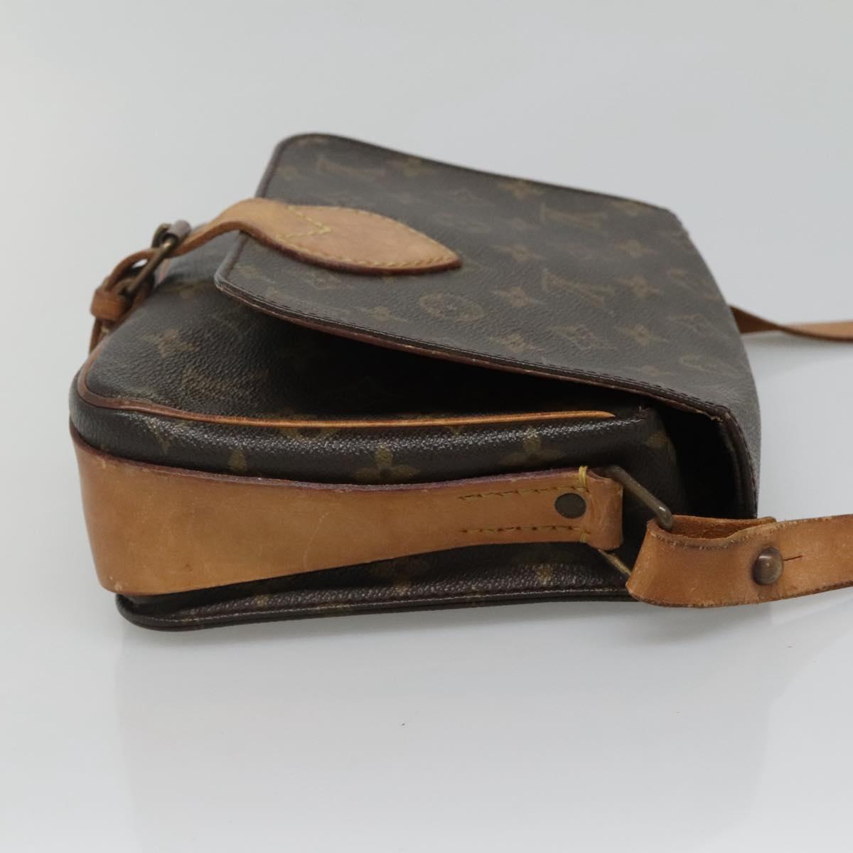 LOUIS VUITTON Monogram Cartouchiere MM Shoulder Bag M51253 LV Auth 131226