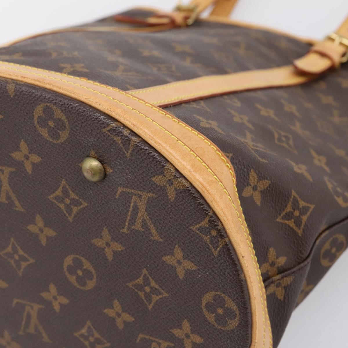 LOUIS VUITTON Monogram Bucket GM Shoulder Bag M42236 LV Auth 131231