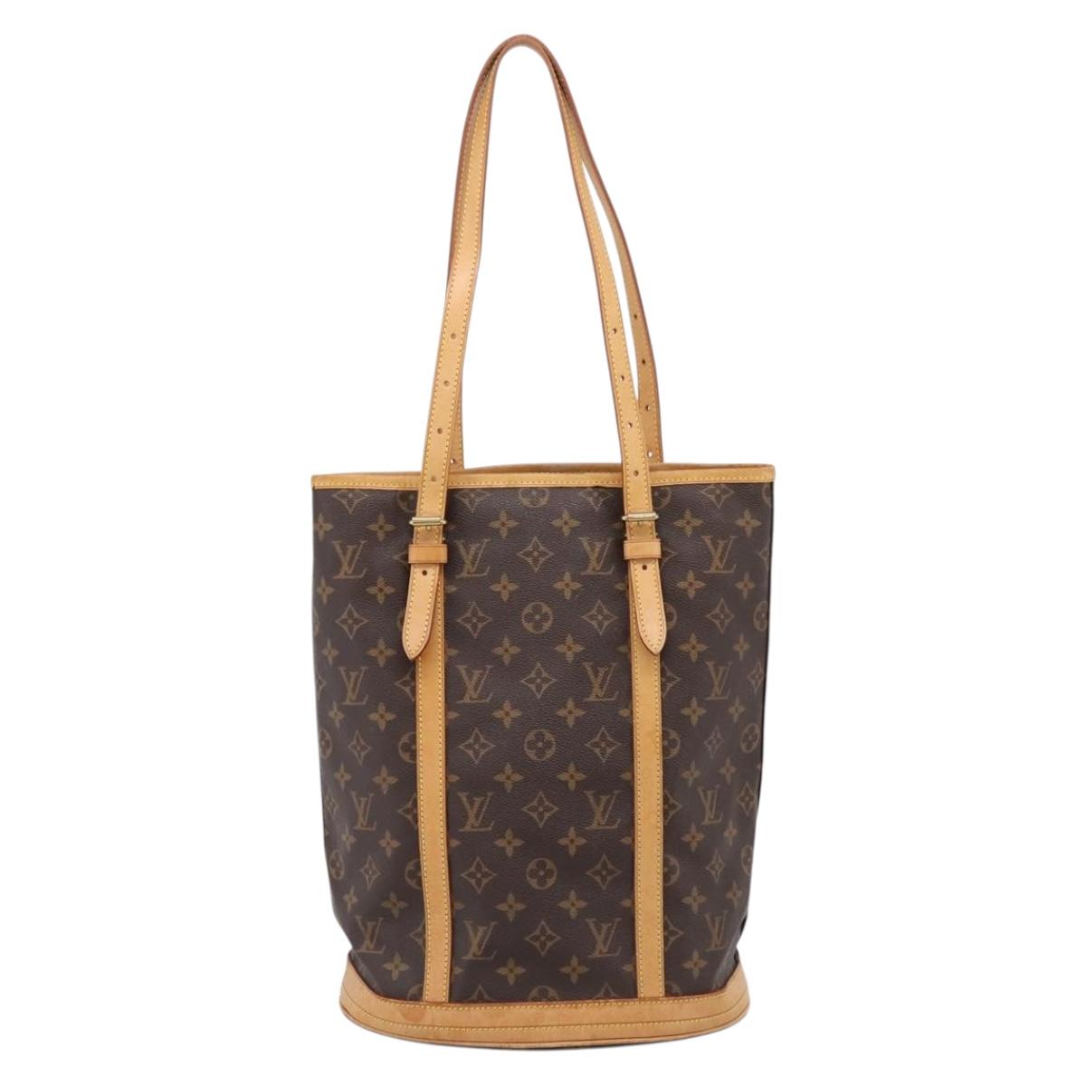 LOUIS VUITTON Monogram Bucket GM Shoulder Bag M42236 LV Auth 131231