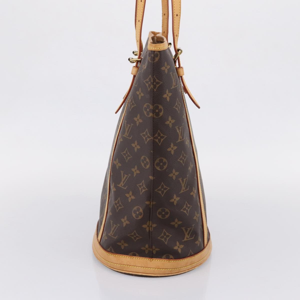 LOUIS VUITTON Monogram Bucket GM Shoulder Bag M42236 LV Auth 131231