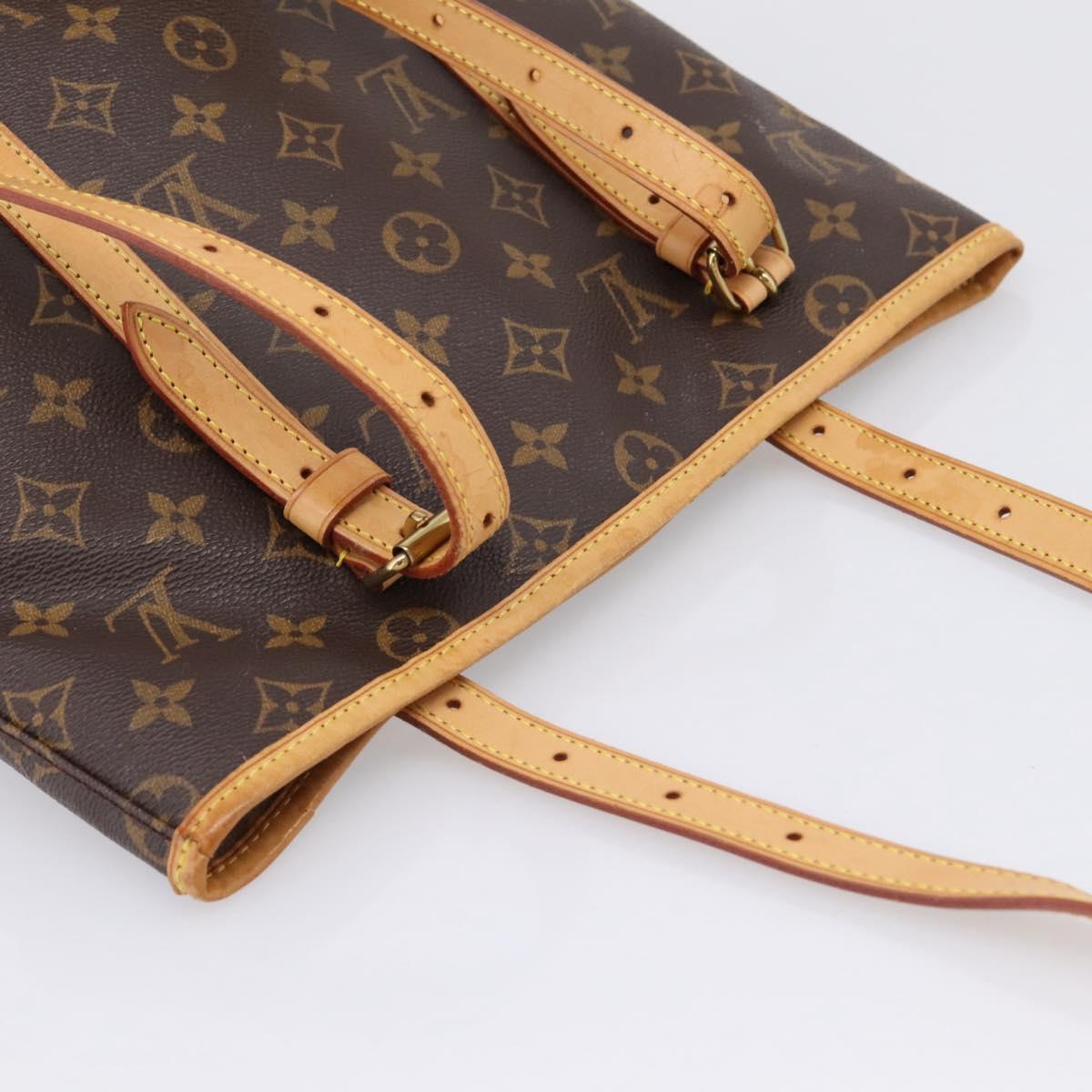 LOUIS VUITTON Monogram Bucket GM Shoulder Bag M42236 LV Auth 131231