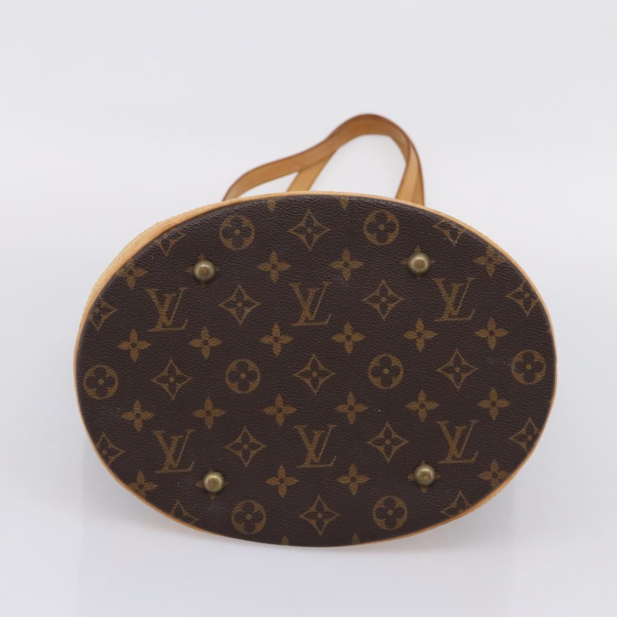 LOUIS VUITTON Monogram Bucket GM Shoulder Bag M42236 LV Auth 131231