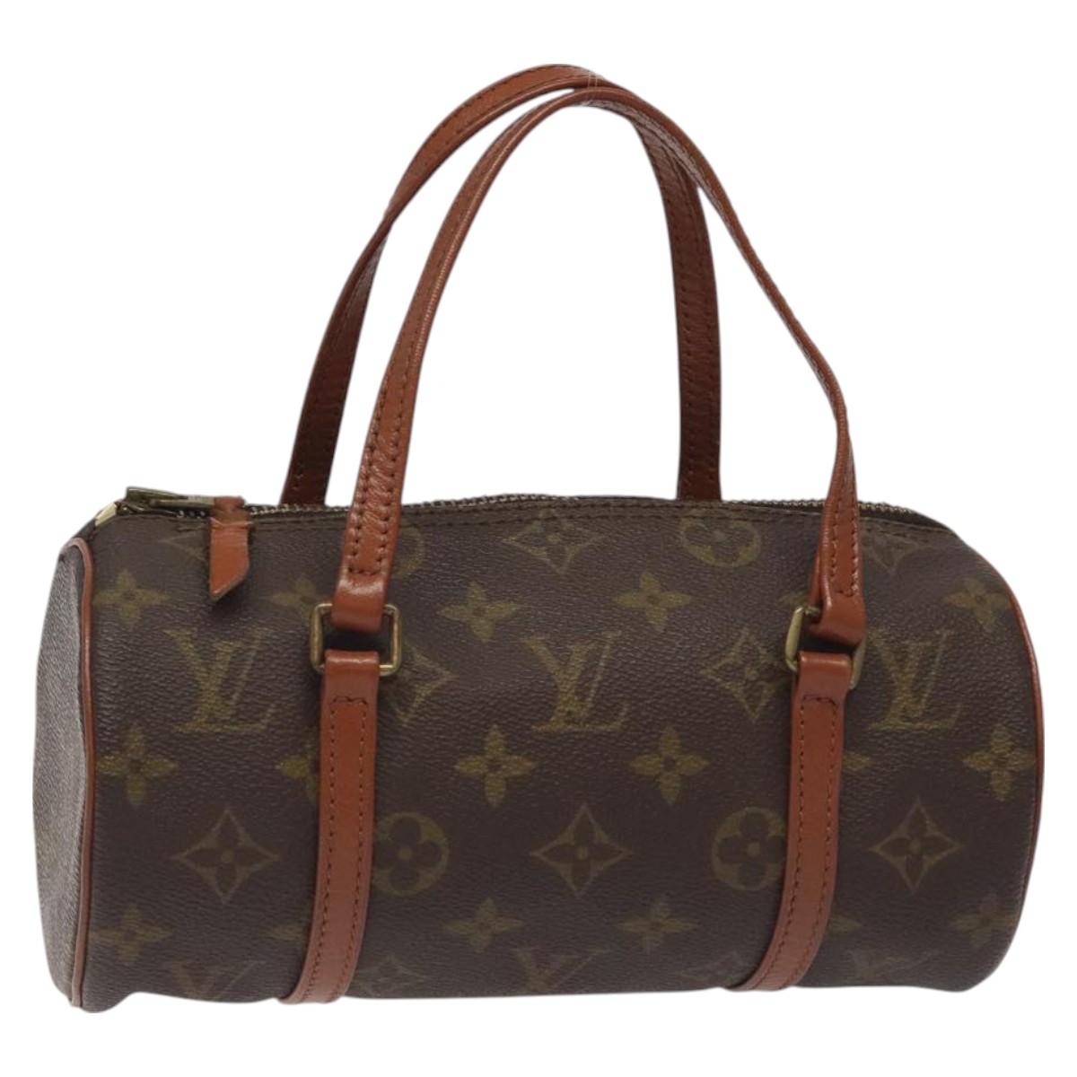 LOUIS VUITTON Monogram Papillon 19 Hand Bag M51389 LV Auth 131243