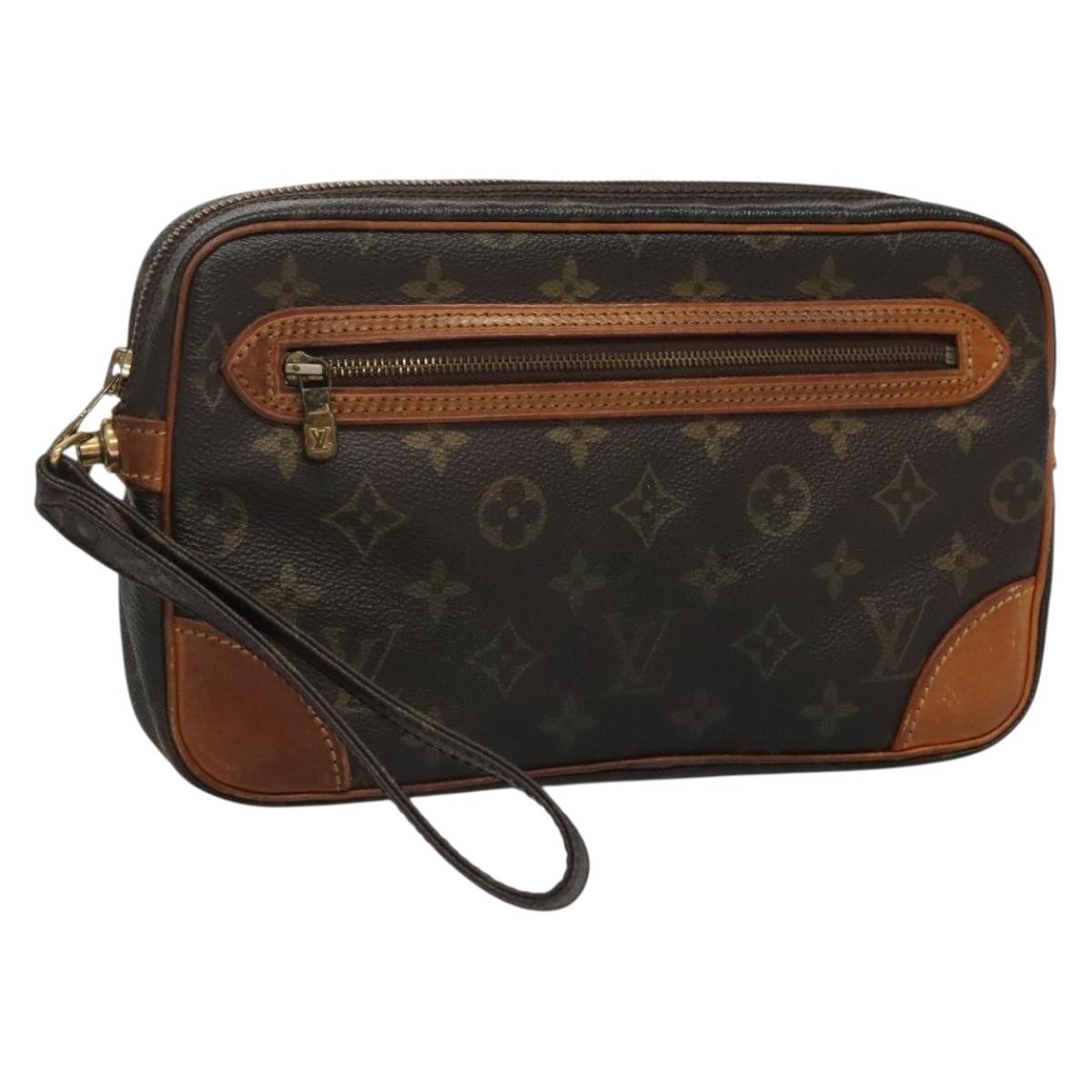 LOUIS VUITTON Monogram Marly Dragonne GM Clutch Bag M51825 LV Auth 131246