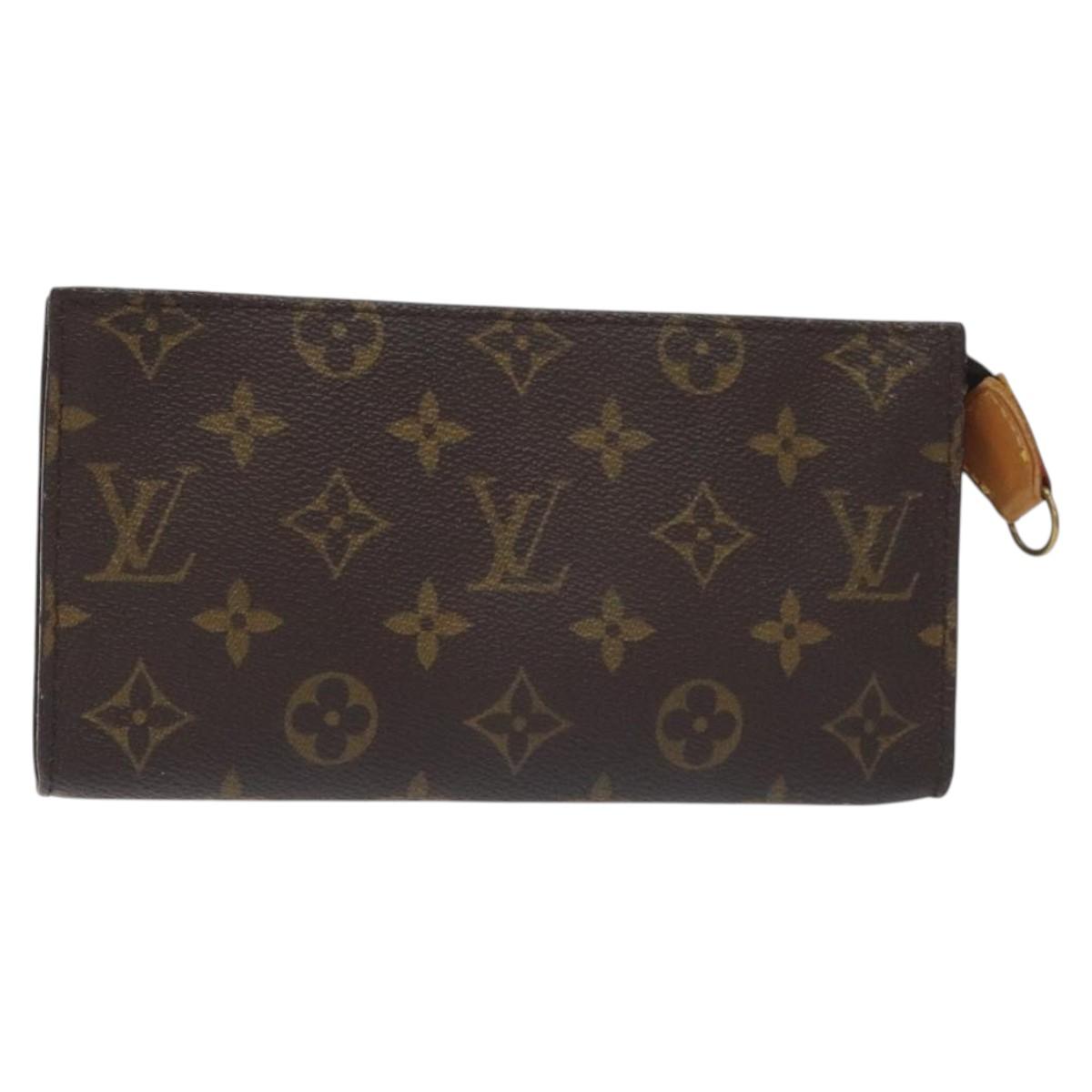 LOUIS VUITTON Monogram Bucket GM Accessory Pouch LV Auth 131296