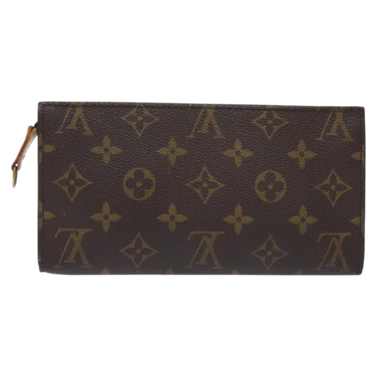 LOUIS VUITTON Monogram Bucket GM Accessory Pouch LV Auth 131296
