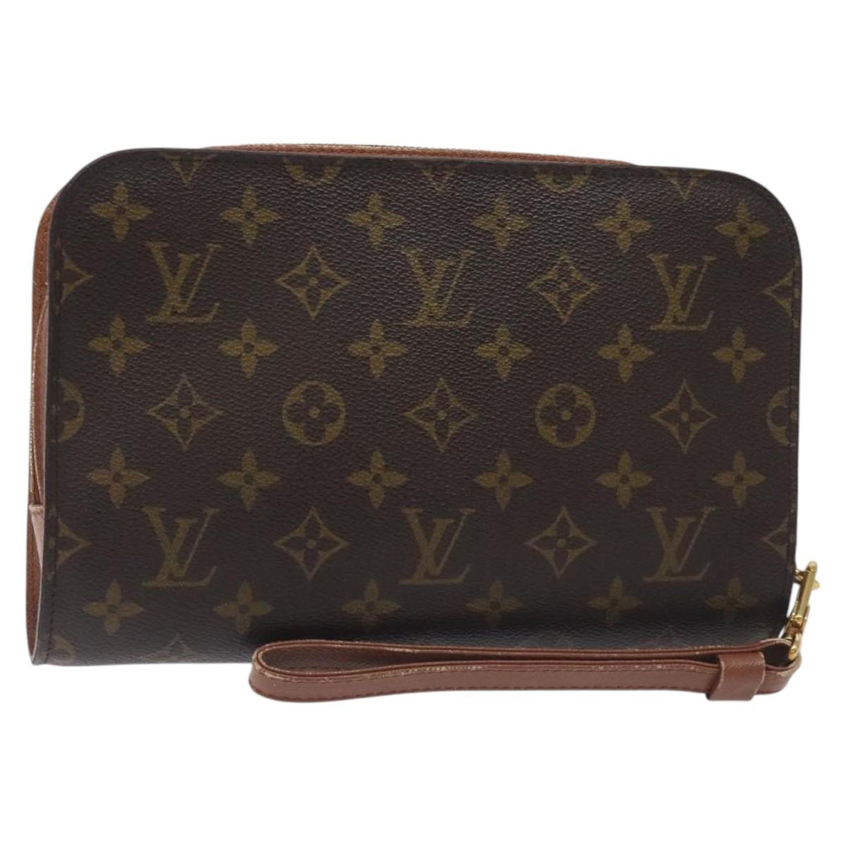 LOUIS VUITTON Monogram Orsay Clutch Bag M51790 LV Auth 131305