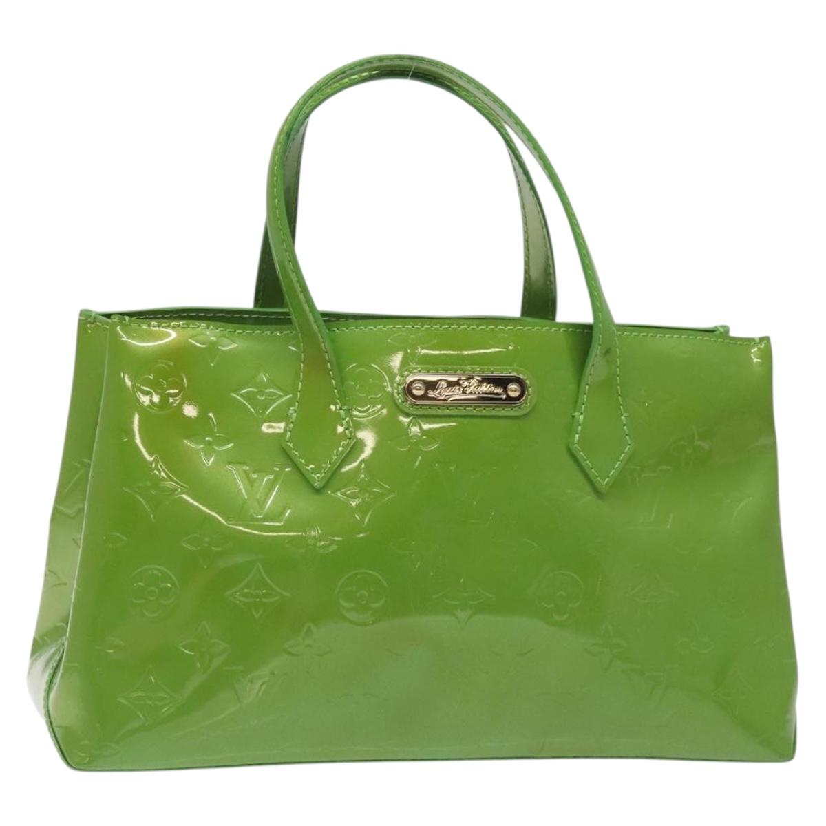 LOUIS VUITTON Vernis Wilshire Boulevard Hand Bag Vertnick M93645 LV Auth 131310