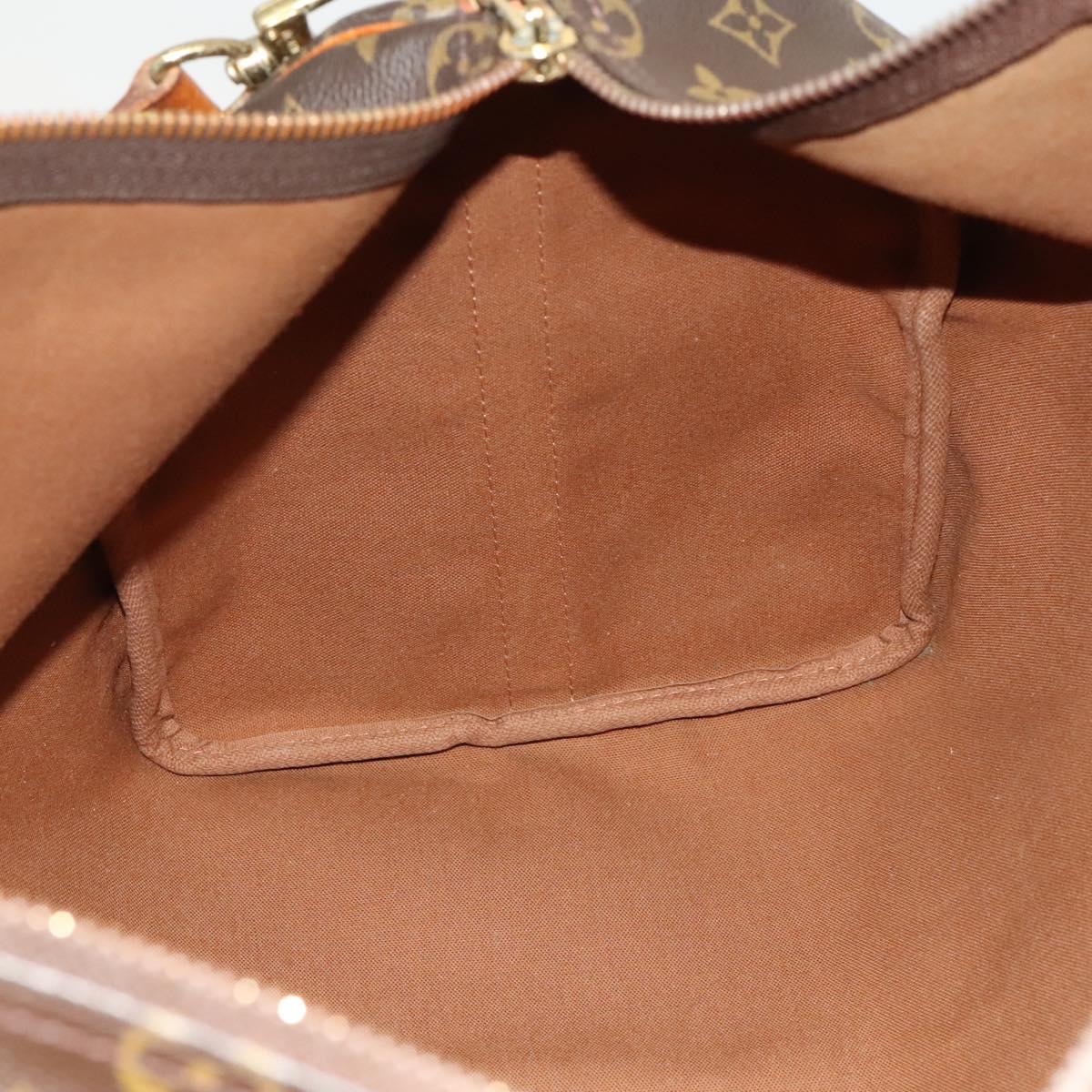 LOUIS VUITTON Monogram Keepall Bandouliere 50 Boston Bag M41416 LV Auth 131315