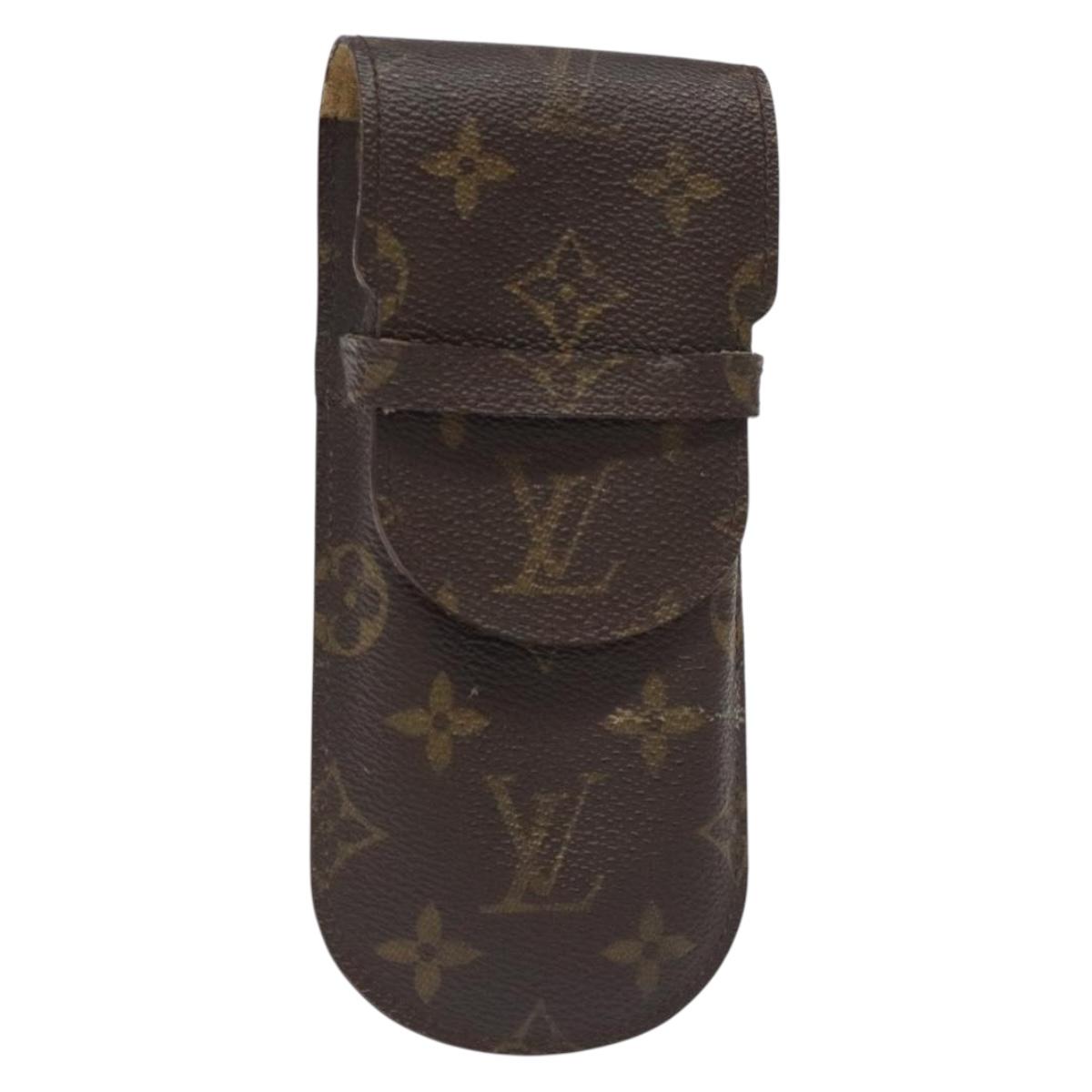 LOUIS VUITTON Monogram Etui Lunette Rabat Glasses Case M62970 LV Auth 131389