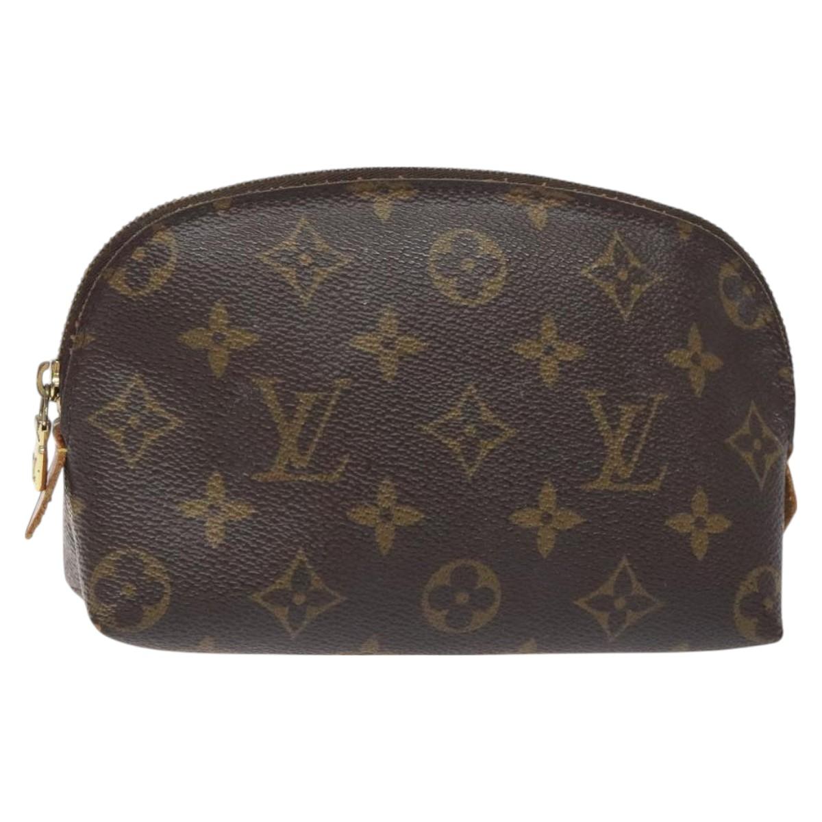 LOUIS VUITTON Monogram Pochette Cosmetic PM Pouch M43998 LV Auth 131445