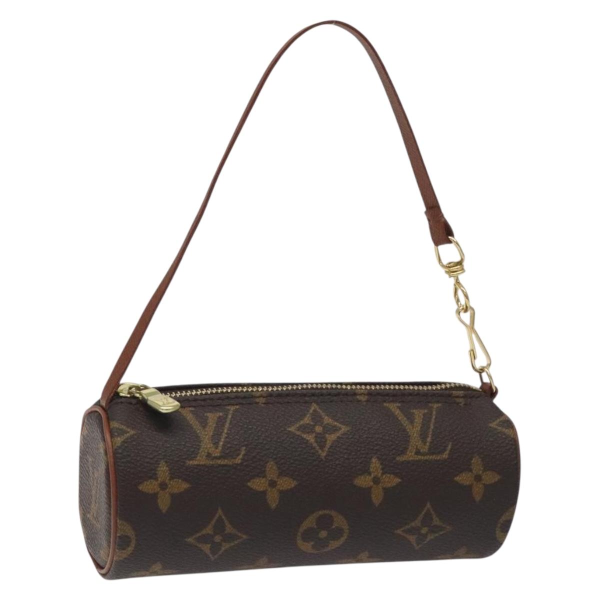 LOUIS VUITTON Monogram Papillon Pouch LV Auth 131446