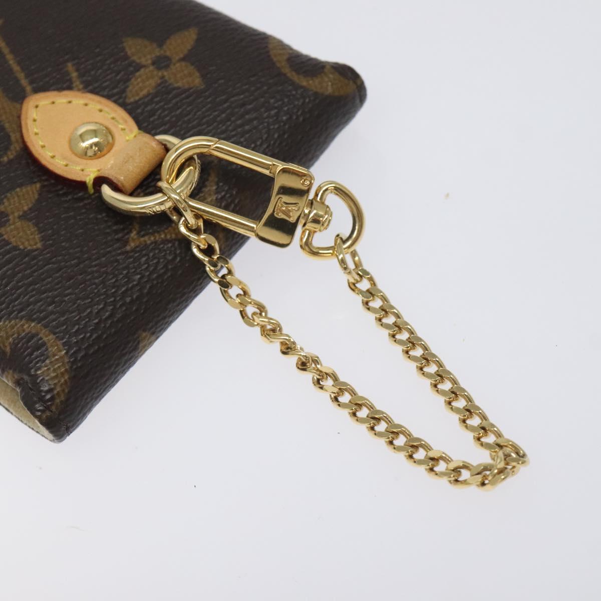 LOUIS VUITTON Monogram EtuiTelephonne MM Cell Phone Case M66546 LV Auth 131507