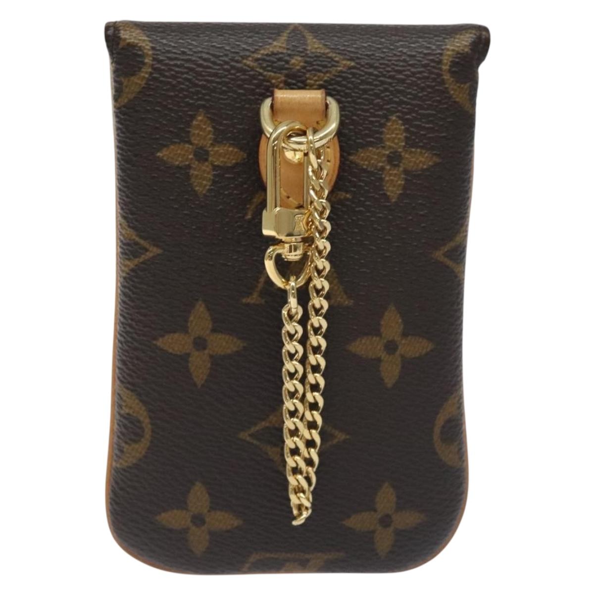 LOUIS VUITTON Monogram EtuiTelephonne MM Cell Phone Case M66546 LV Auth 131507
