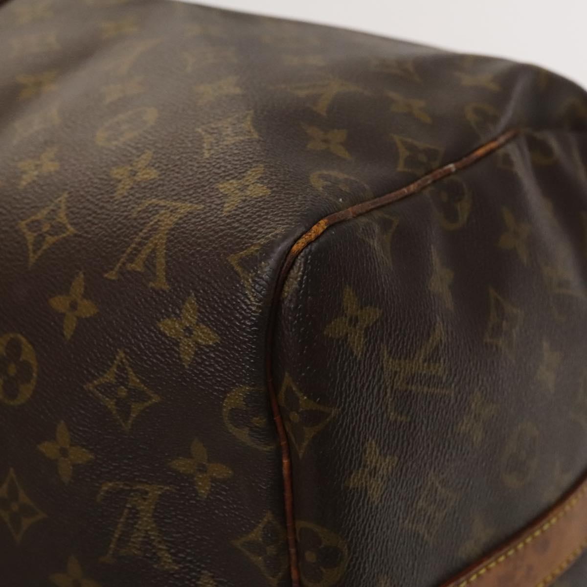 LOUIS VUITTON Monogram Keepall Bandouliere 55 Boston Bag M41414 LV Auth 131601