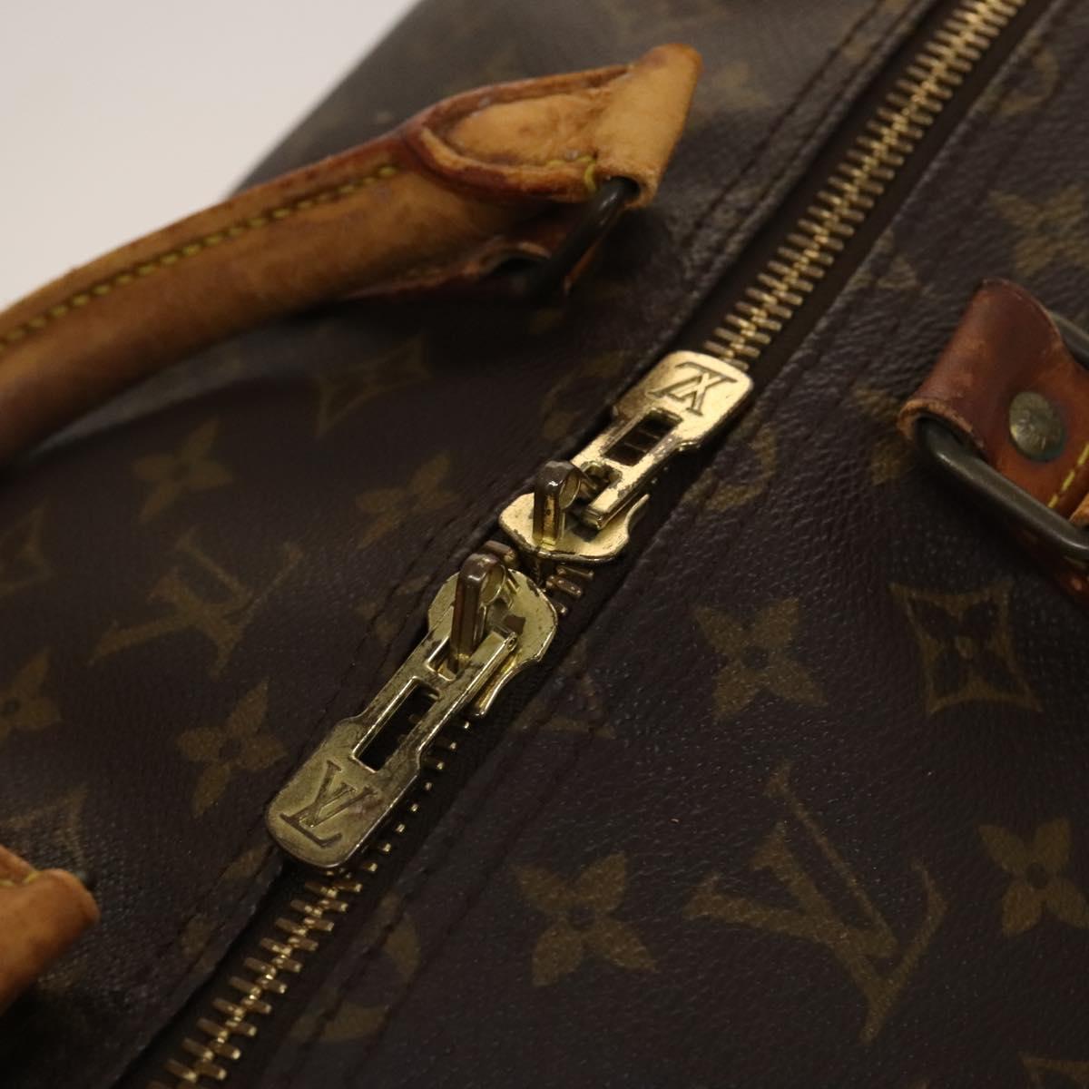 LOUIS VUITTON Monogram Keepall Bandouliere 55 Boston Bag M41414 LV Auth 131601