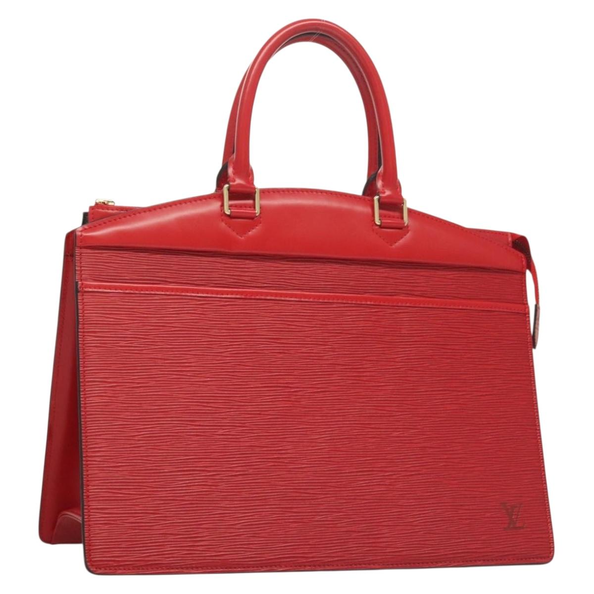 LOUIS VUITTON Epi Riviera Hand Bag Red M48187 LV Auth 131605