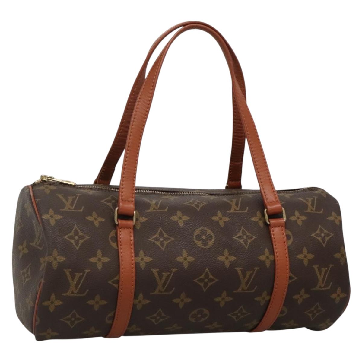 LOUIS VUITTON Monogram Papillon 30 Hand Bag M51385 LV Auth 131676