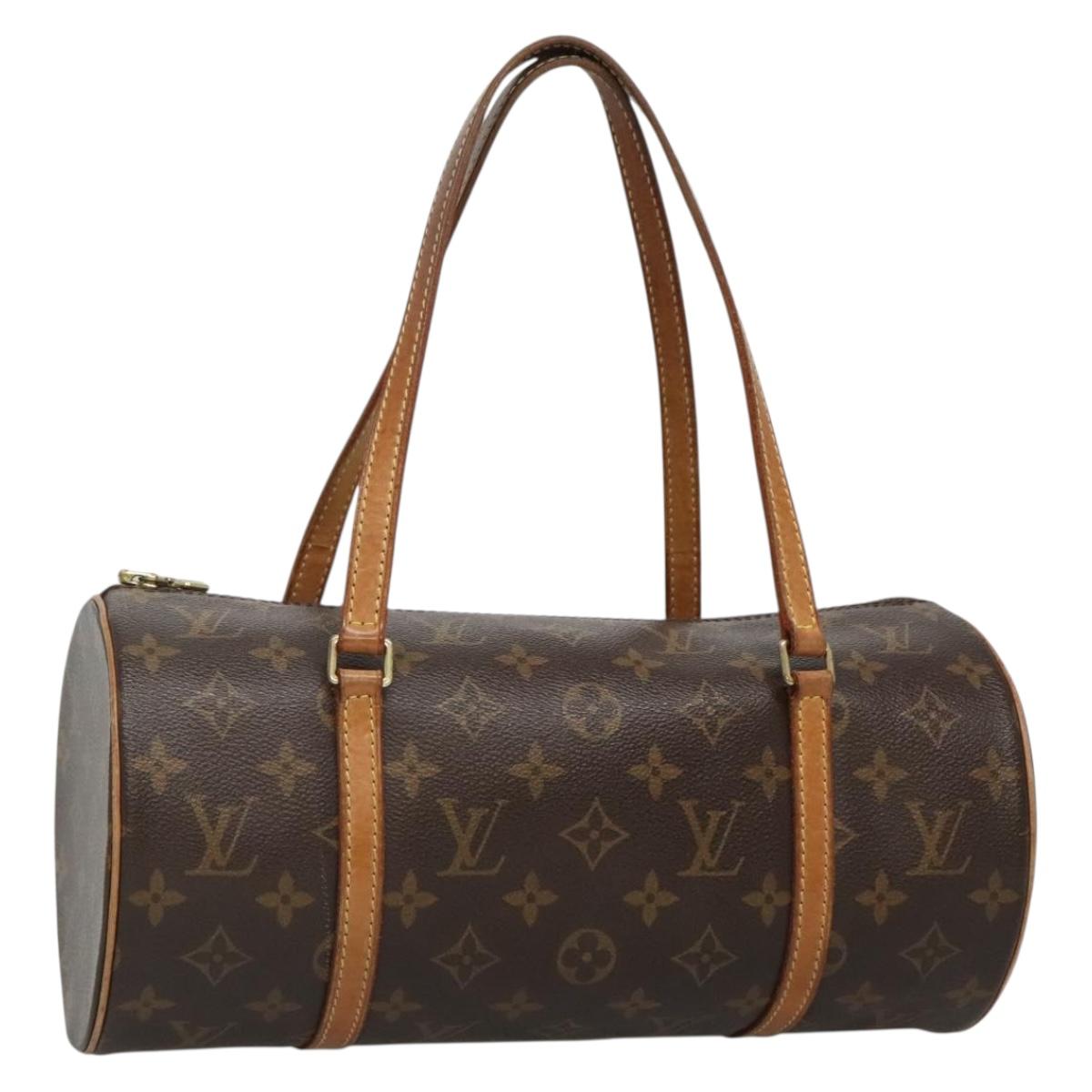 LOUIS VUITTON Monogram Papillon 30 Hand Bag M51385 LV Auth 131677