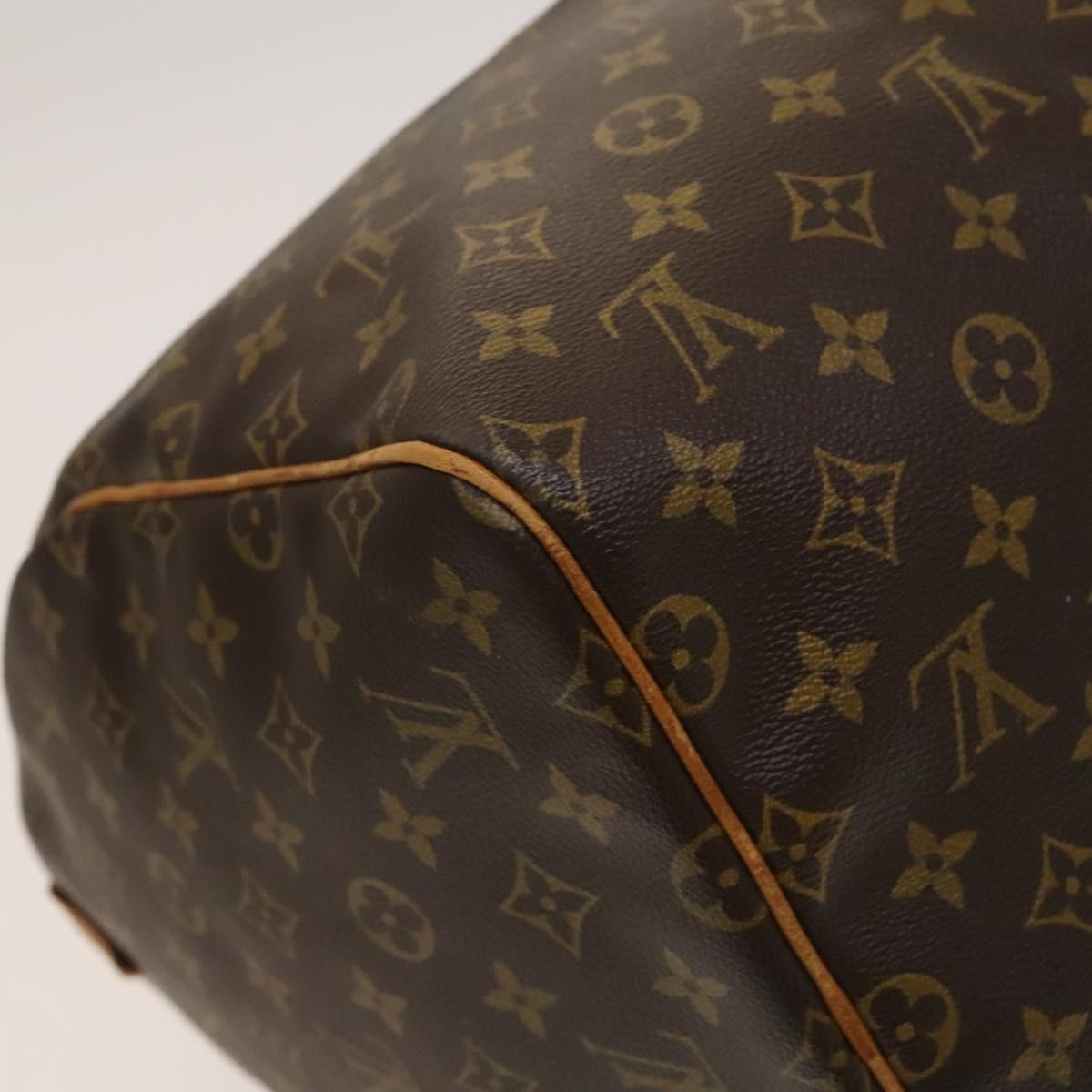 LOUIS VUITTON Monogram Keepall 55 Boston Bag M41424 LV Auth 131763