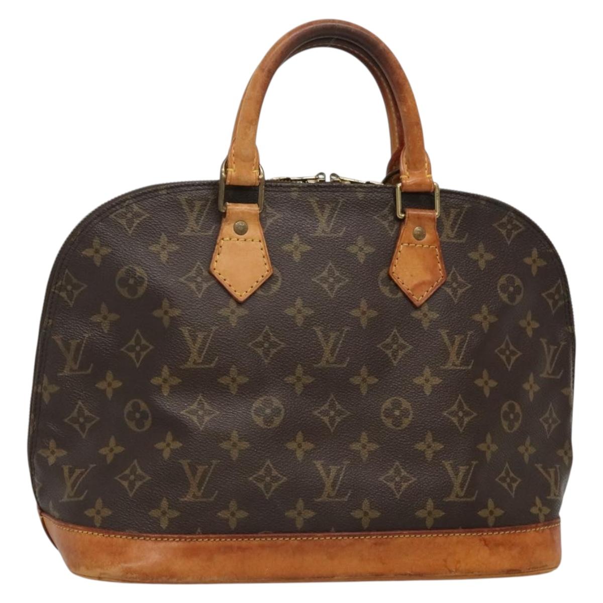 LOUIS VUITTON Monogram Alma Hand Bag M51130 LV Auth 131766