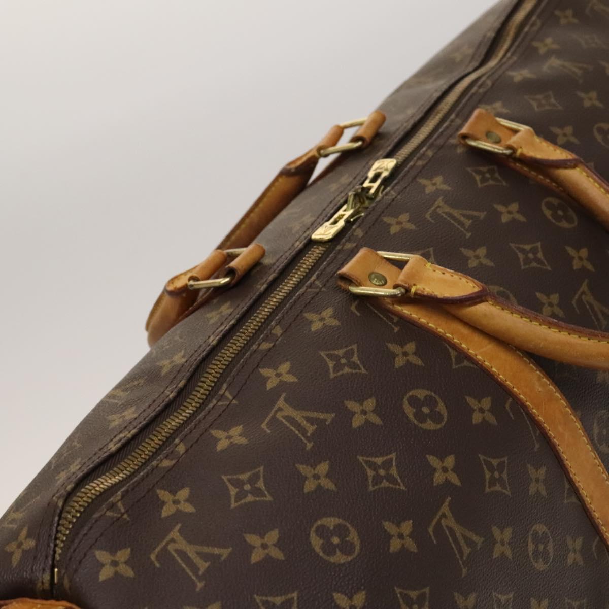 LOUIS VUITTON Monogram Keepall 55 Boston Bag M41424 LV Auth 131773