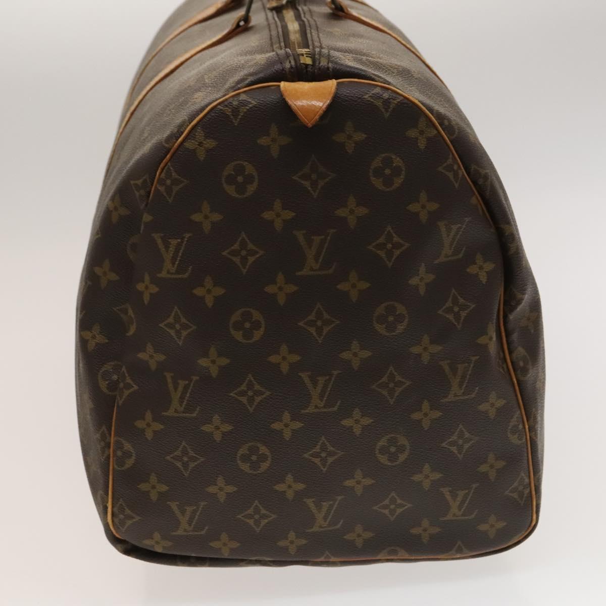 LOUIS VUITTON Monogram Keepall 55 Boston Bag M41424 LV Auth 131775
