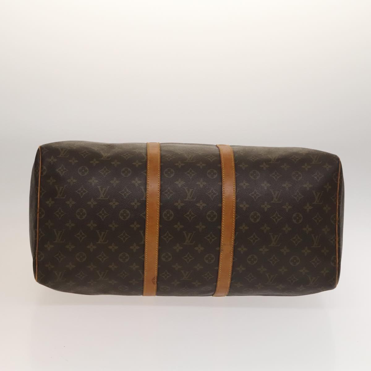 LOUIS VUITTON Monogram Keepall 55 Boston Bag M41424 LV Auth 131776
